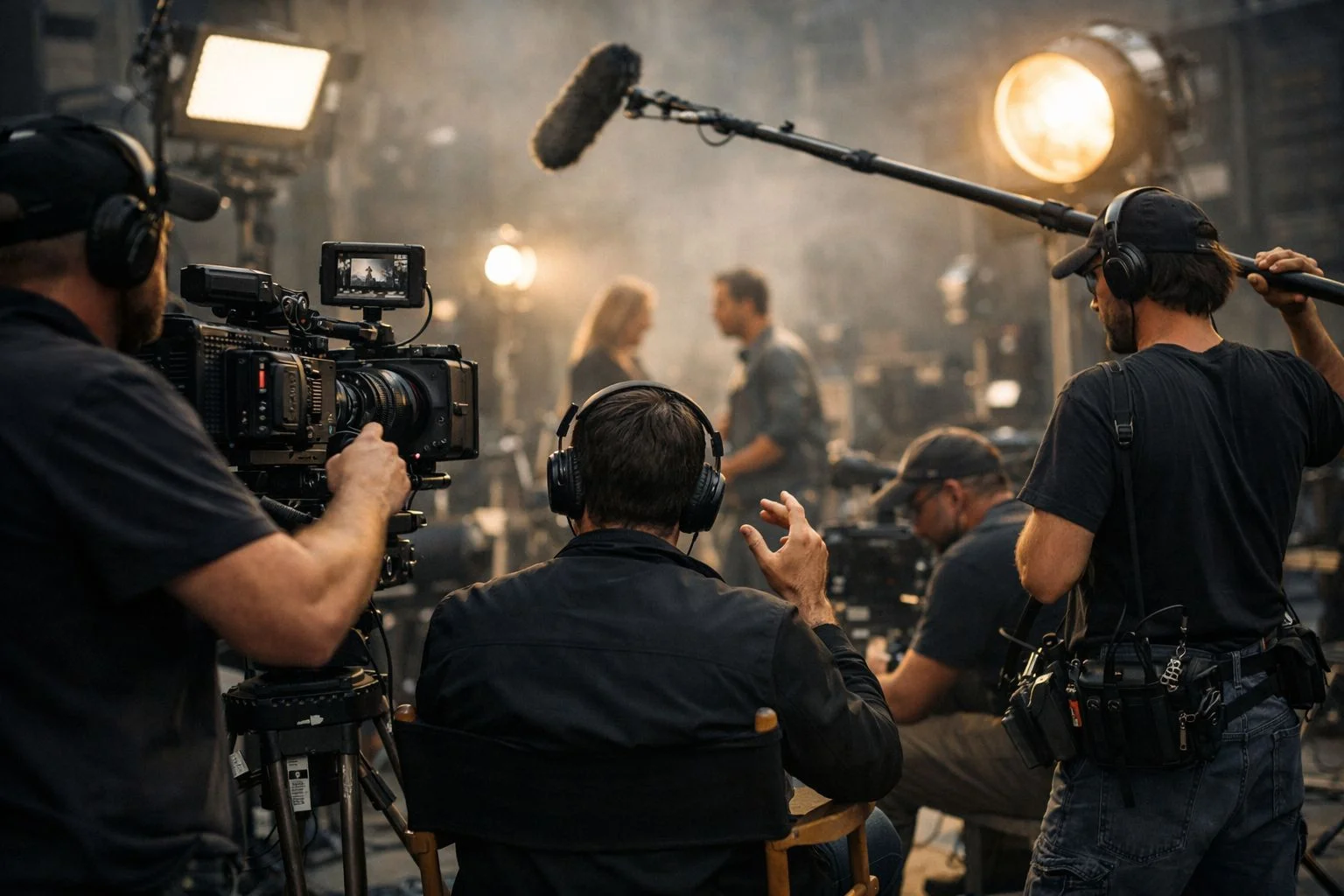 Équipe de tournage cinéma